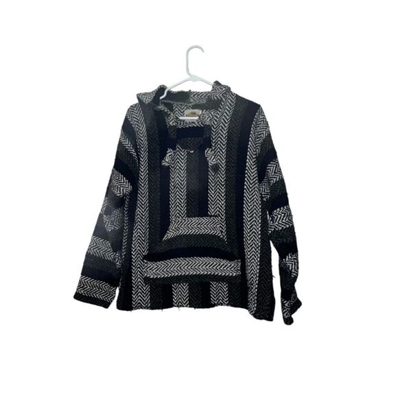 Men's Earth Ragz Hoodie Sweatshirt Black Green Size M - Picture 1 of 3